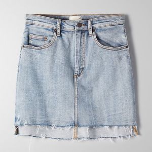 Aritzia Jean Skirt